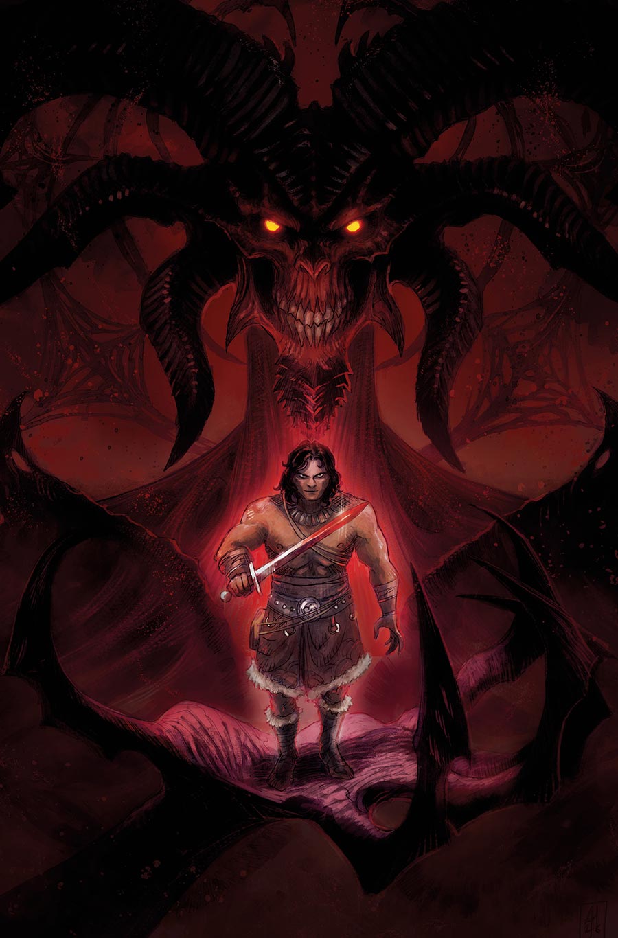 Diablo Dawn Of Hatred #4 Cover D Variant Abigail Harding Virgin Card Stock Cover