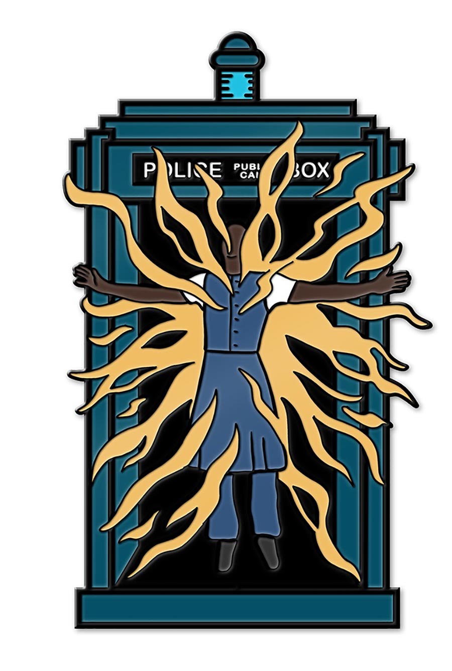Doctor Who Enamel Pin Badge - Fifteenth Doctor Regeneration TARDIS
