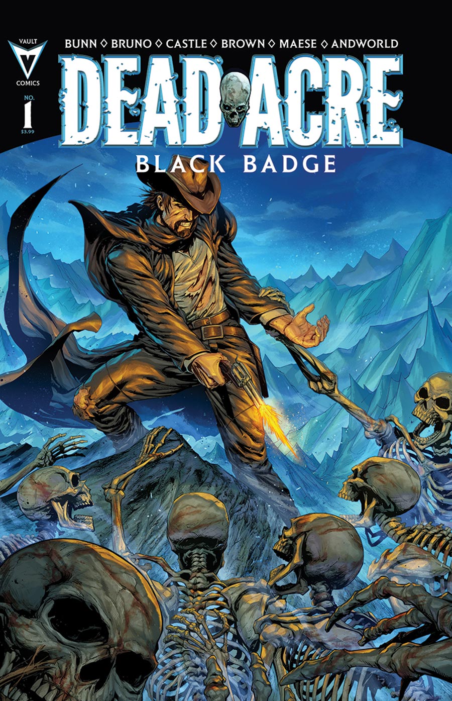 Dead Acre Black Badge #1 Cover B Incentive Tyler Kirkham Variant Cover
