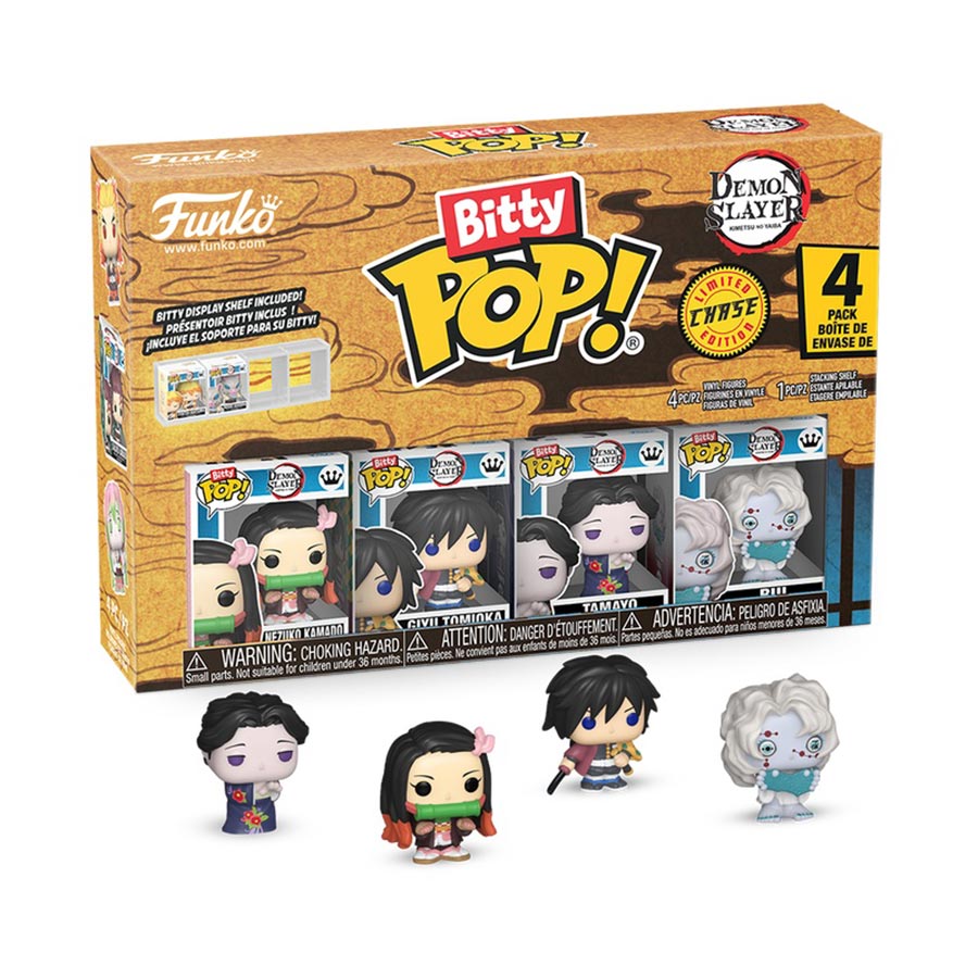 Bitty POP Demon Slayer Kimetsu No Yaiba 4-Pack Vinyl Figure - Nezuko