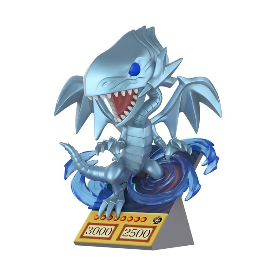 POP Premium Yu-Gi-Oh Blue-Eyes White Dragon Card Vinyl Figure