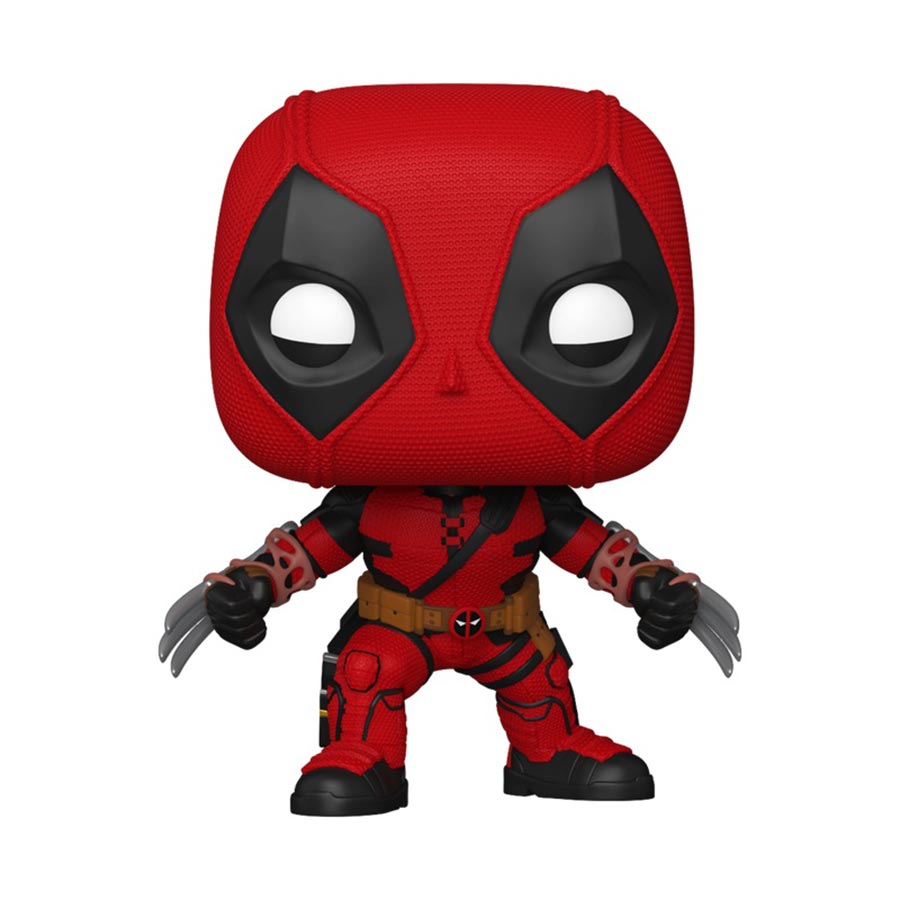 POP Marvel Deadpool Wolverine Deadpool With Claws Vinyl Bobble Head