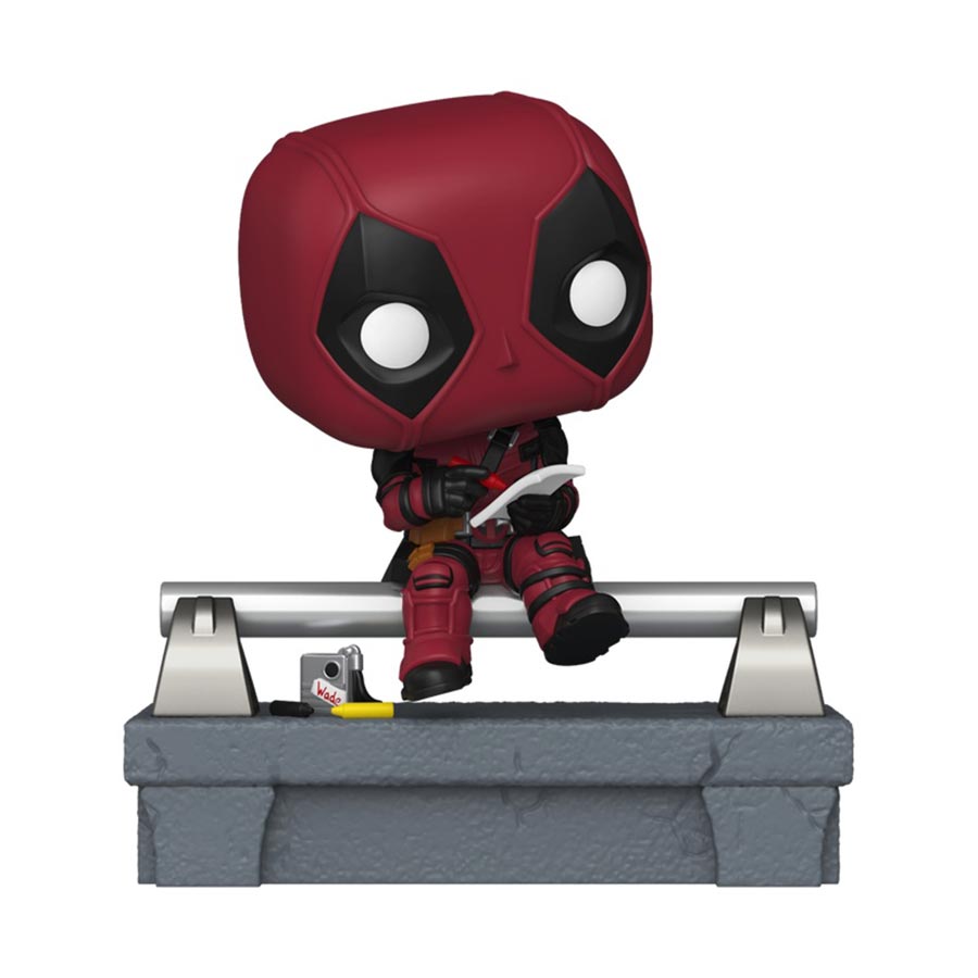 POP Deluxe Deadpool Legacy Deadpool On Bridge Vinyl Bobble Head