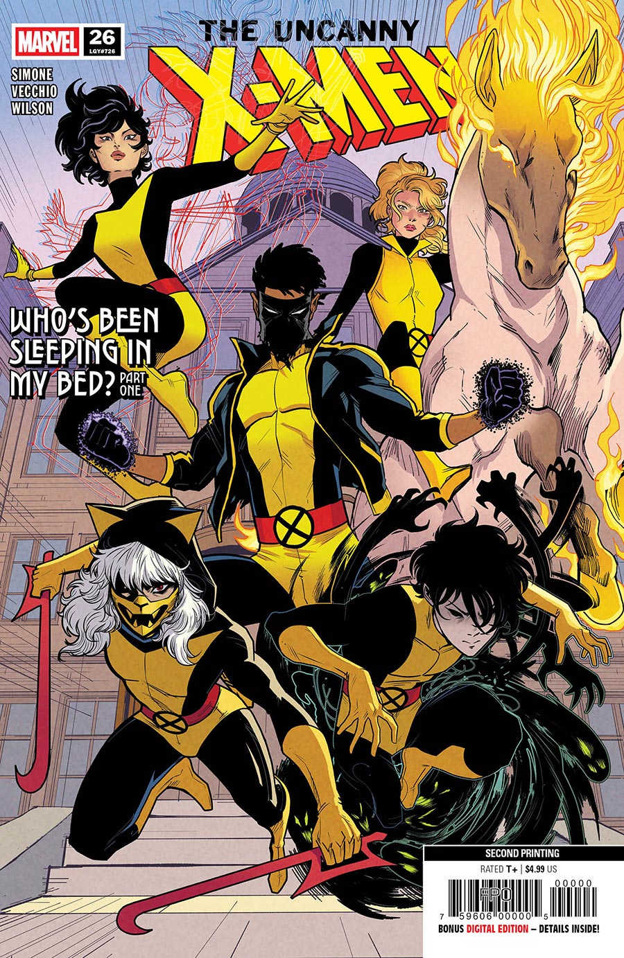 Uncanny X-Men Vol 6 #26 Cover H 2nd Ptg Luciano Vecchio Variant Cover (Shadows Of Tomorrow Tie-In)