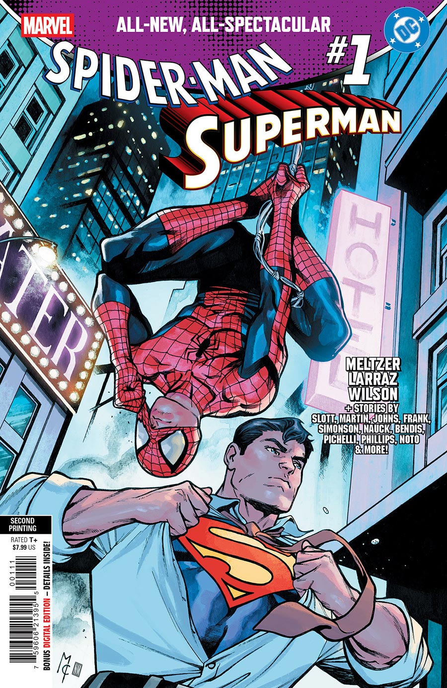Marvel DC Spider-Man Superman #1 (One Shot) Cover Z-A 2nd Ptg Martin Coccolo Variant Cover