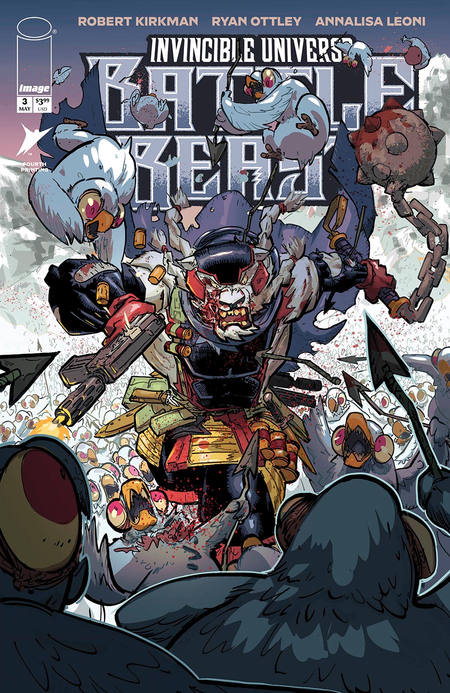 Invincible Universe Battle Beast #3 Cover J 4th Ptg