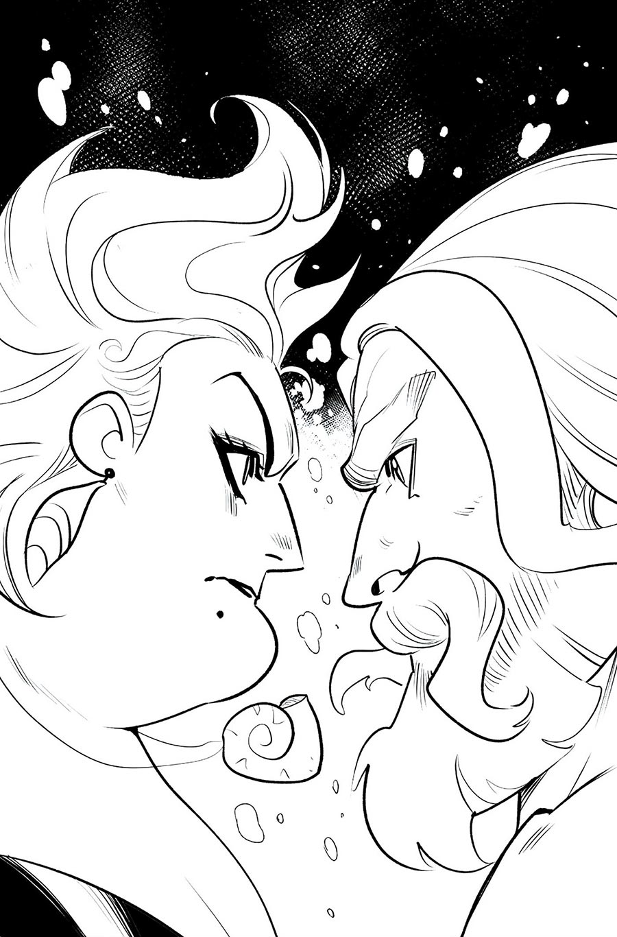 Disney Villains Ursula #4 Cover M Incentive Mirka Andolfo Line Art Virgin Cover
