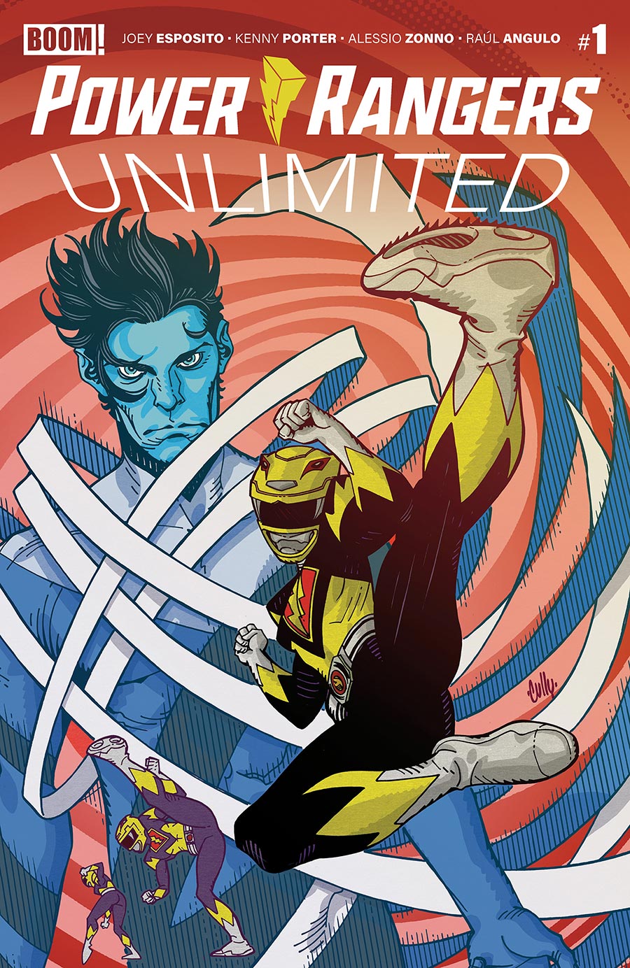 Power Rangers Unlimited #1 Cover B Variant Cully Hamner Cover