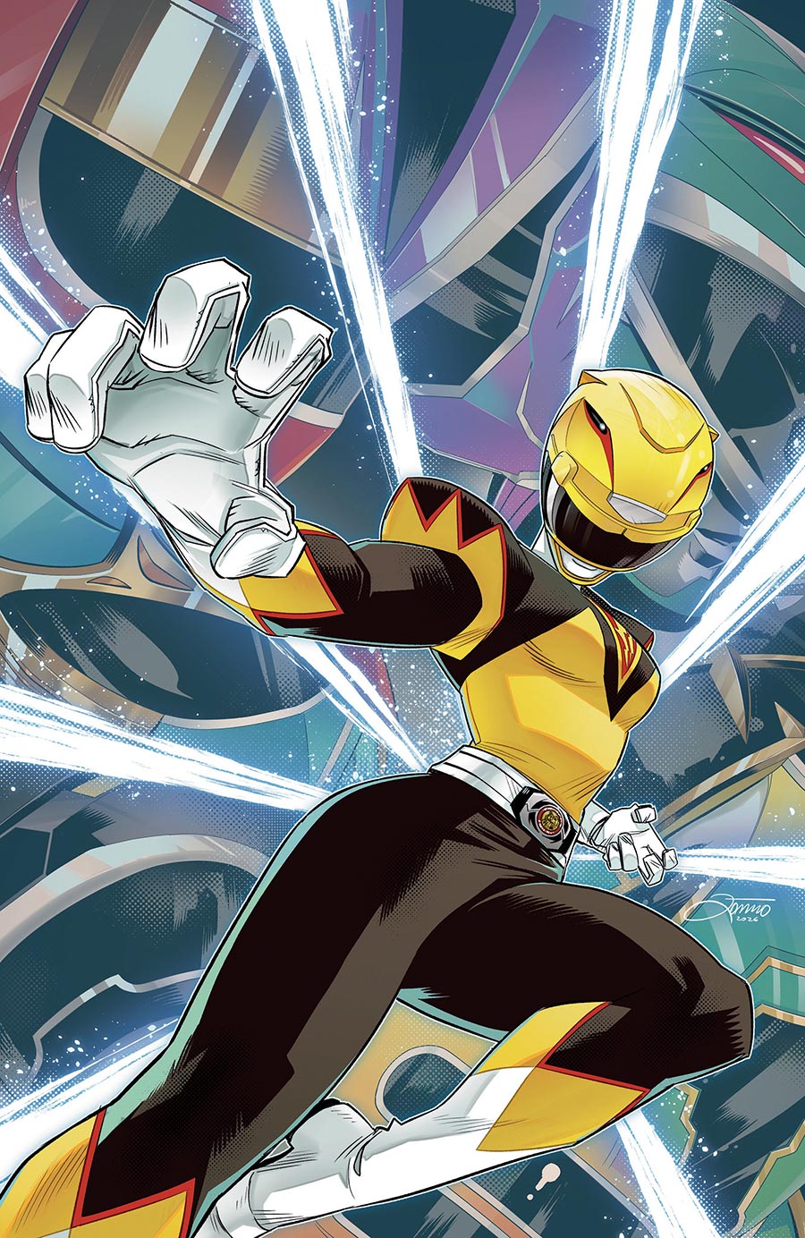 Power Rangers Unlimited #1 Cover E Variant Alessio Zonno Foil Virgin Cover