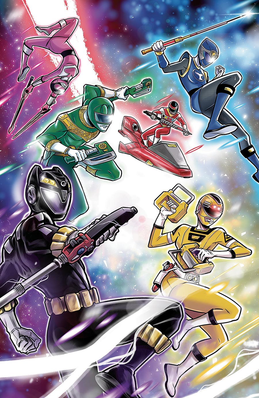 Power Rangers Unlimited #1 Cover J Incentive Simona Di Gianfelice Virgin Variant Cover