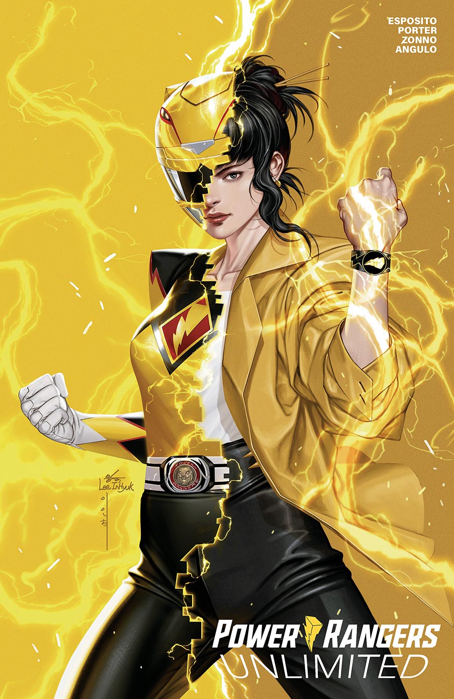Power Rangers Unlimited #1 Cover K Variant Inhyuk Lee Reveal Cover