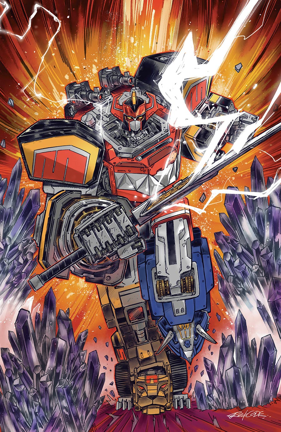 Mighty Morphin Power Rangers (BOOM Studios) Vol 2 #2 Cover G Incentive Redcode Virgin Variant Cover