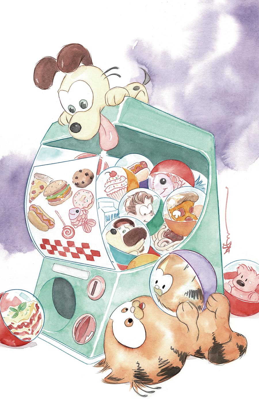 Baby Garfield #4 Cover D Incentive Dustin Nguyen Virgin Variant Cover
