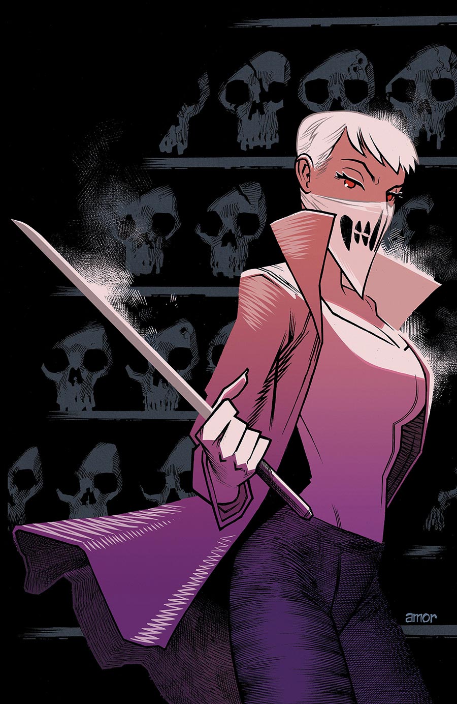 Fall Of The House Of Slaughter #3 Cover E Incentive John Amor Virgin Variant Cover