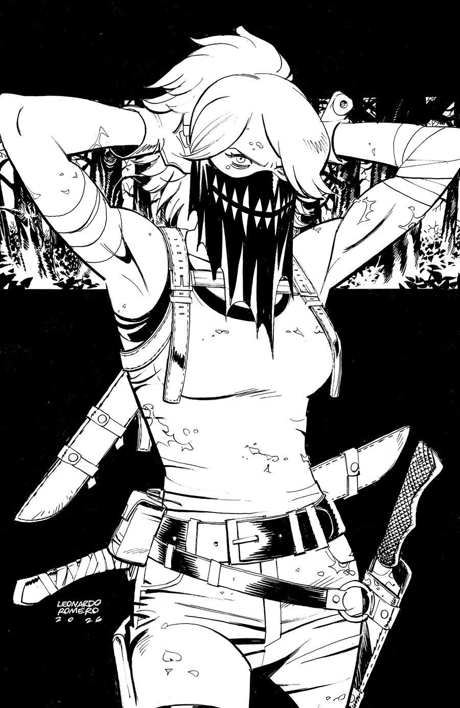 Something Is Killing The Children #49 Cover E Incentive Leonardo Romero Reveal Black & White Virgin Cover