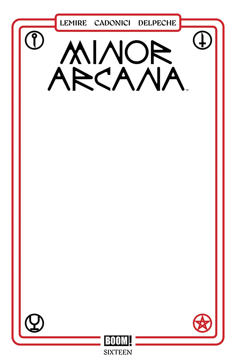 Minor Arcana #16 Cover C Variant Blank Cover
