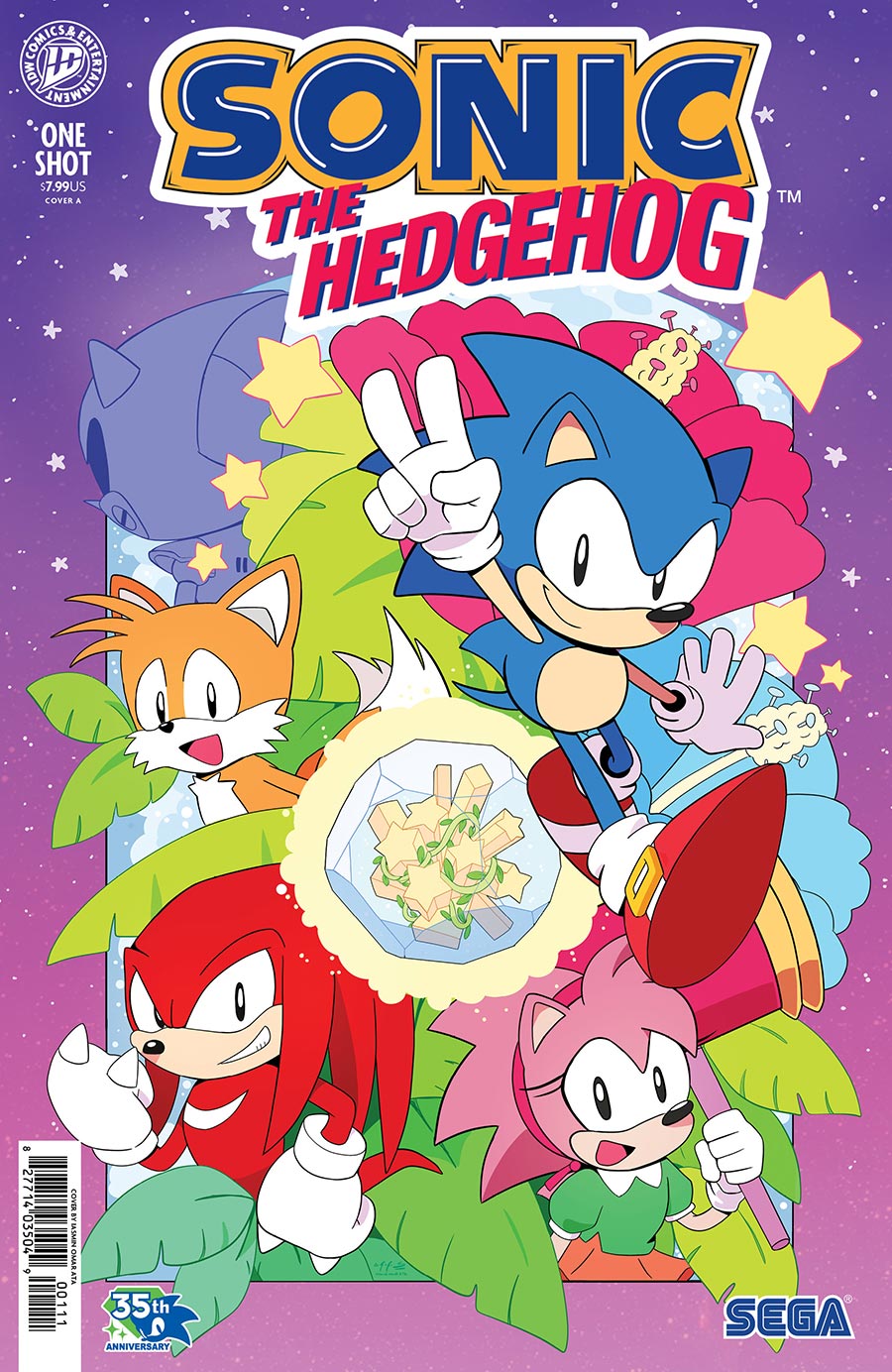 Sonic The Hedgehog 35th Anniversary Special #1 (One Shot) Cover A Regular Iasmin Omar Ata Cover