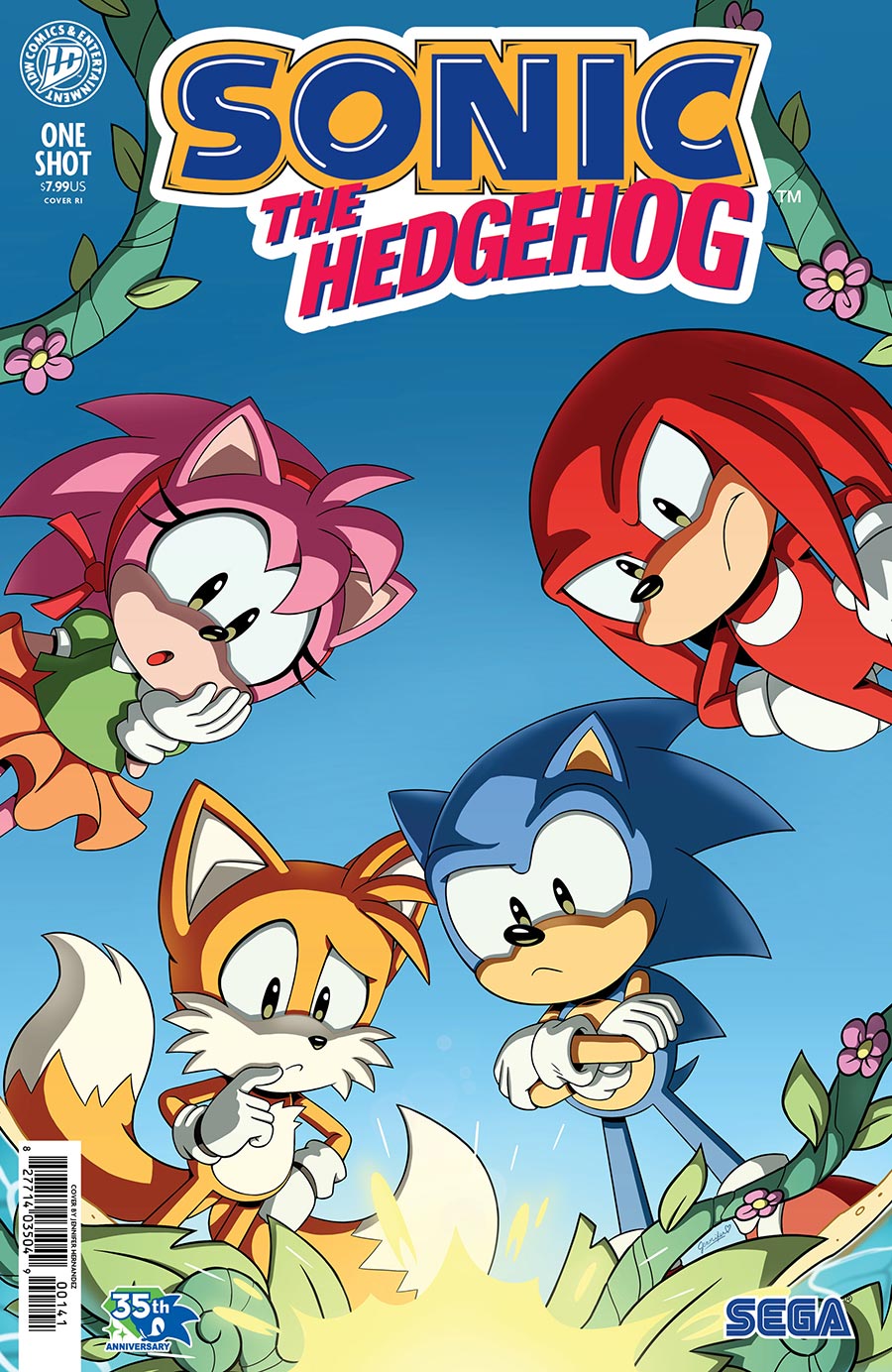 Sonic The Hedgehog 35th Anniversary Special #1 (One Shot) Cover D Incentive Jennifer Hernandez Variant Cover