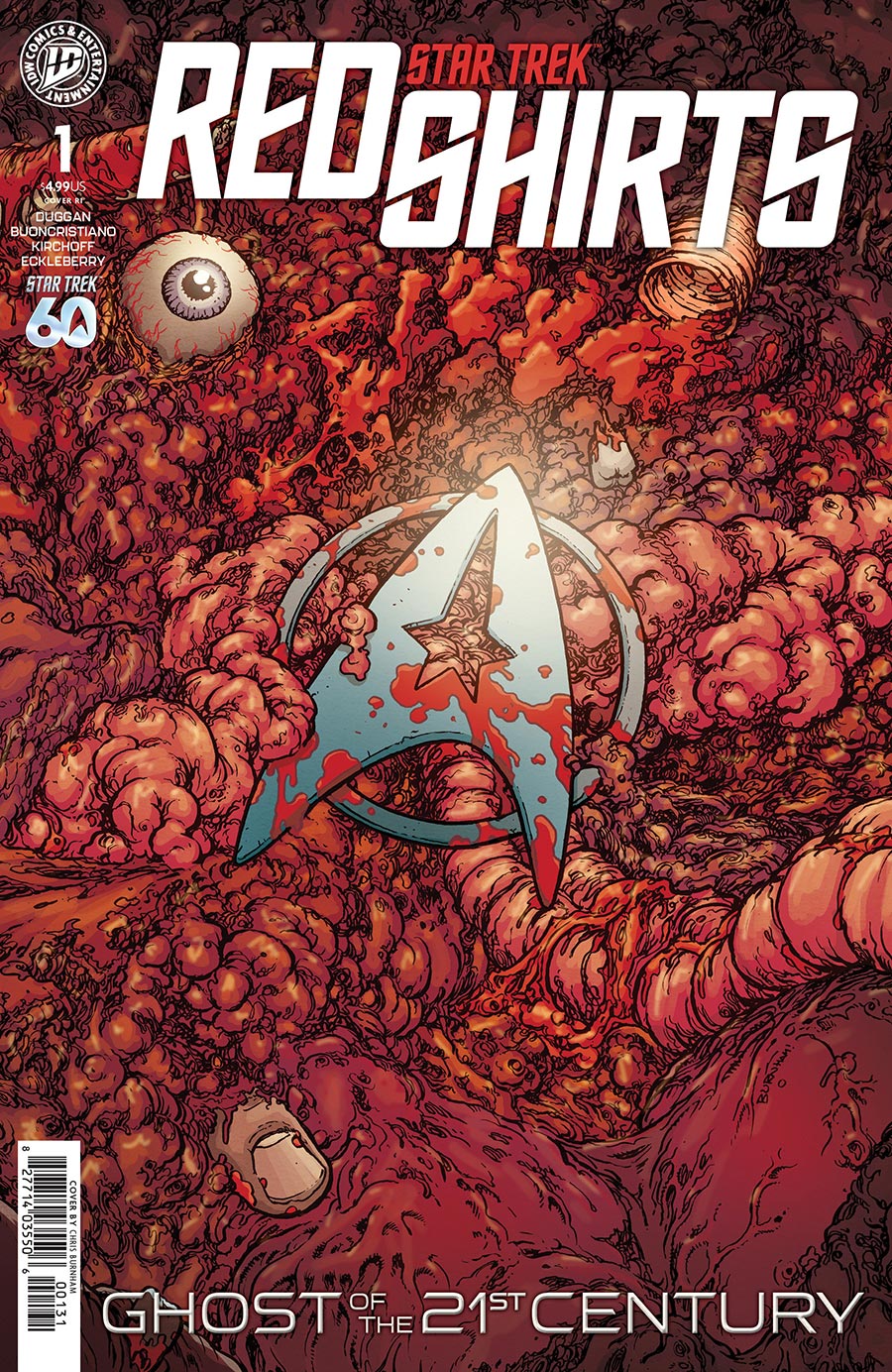 Star Trek Red Shirts Ghost Of The 21st Century #1 Cover C Incentive Chris Burnham Variant Cover