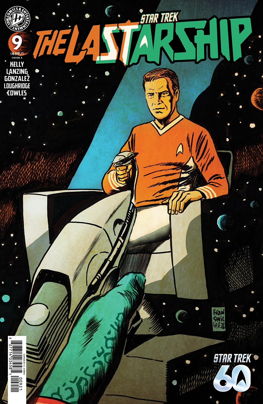 Star Trek The Last Starship #9 Cover A Regular Francesco Francavilla Cover