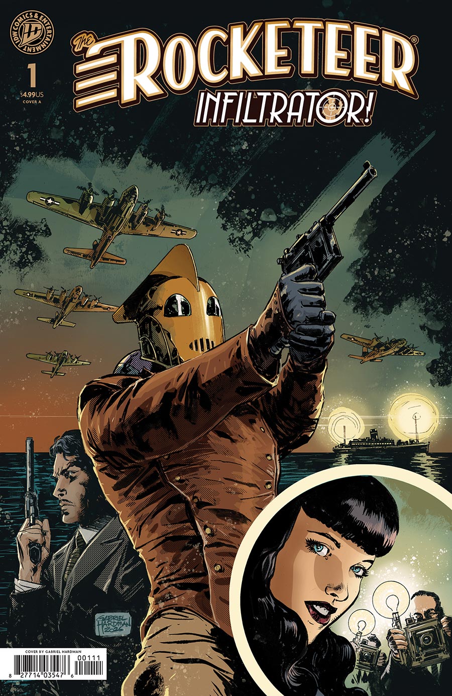 Rocketeer Infiltrator #1 Cover A Regular Gabriel Hardman Cover