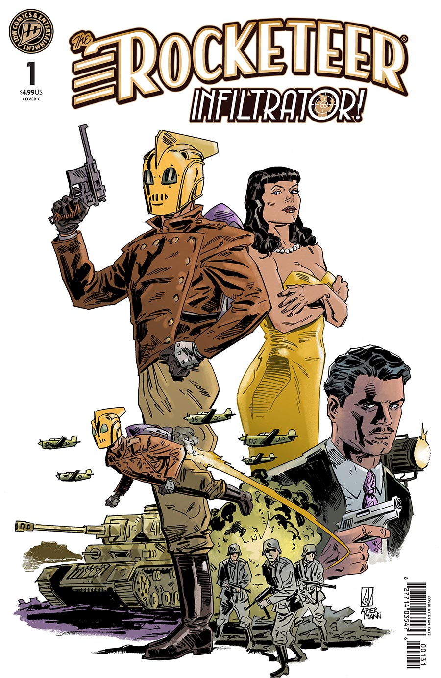 Rocketeer Infiltrator #1 Cover C Variant Dean Kotz Cover