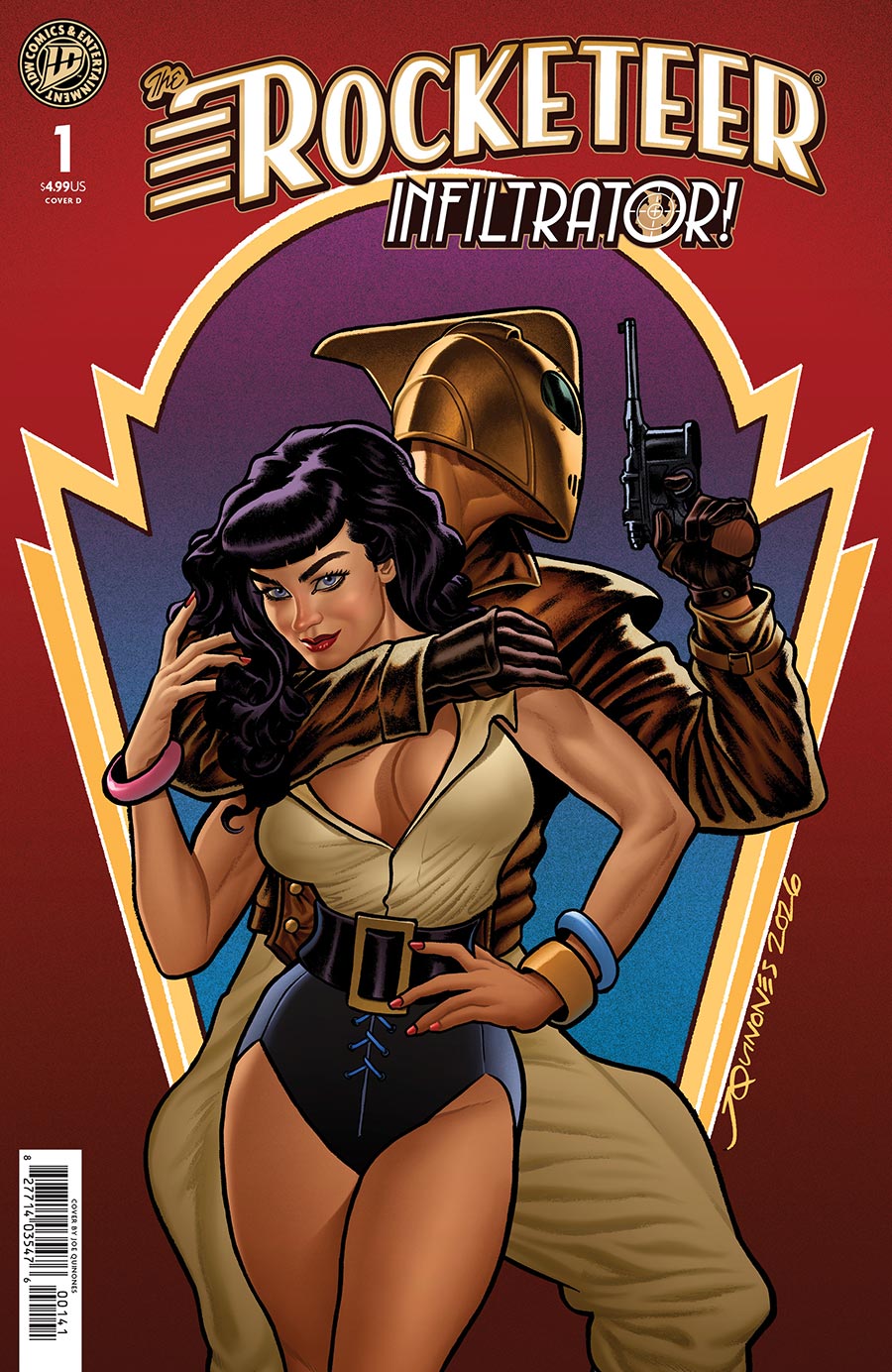 Rocketeer Infiltrator #1 Cover D Variant Joe Quinones Cover