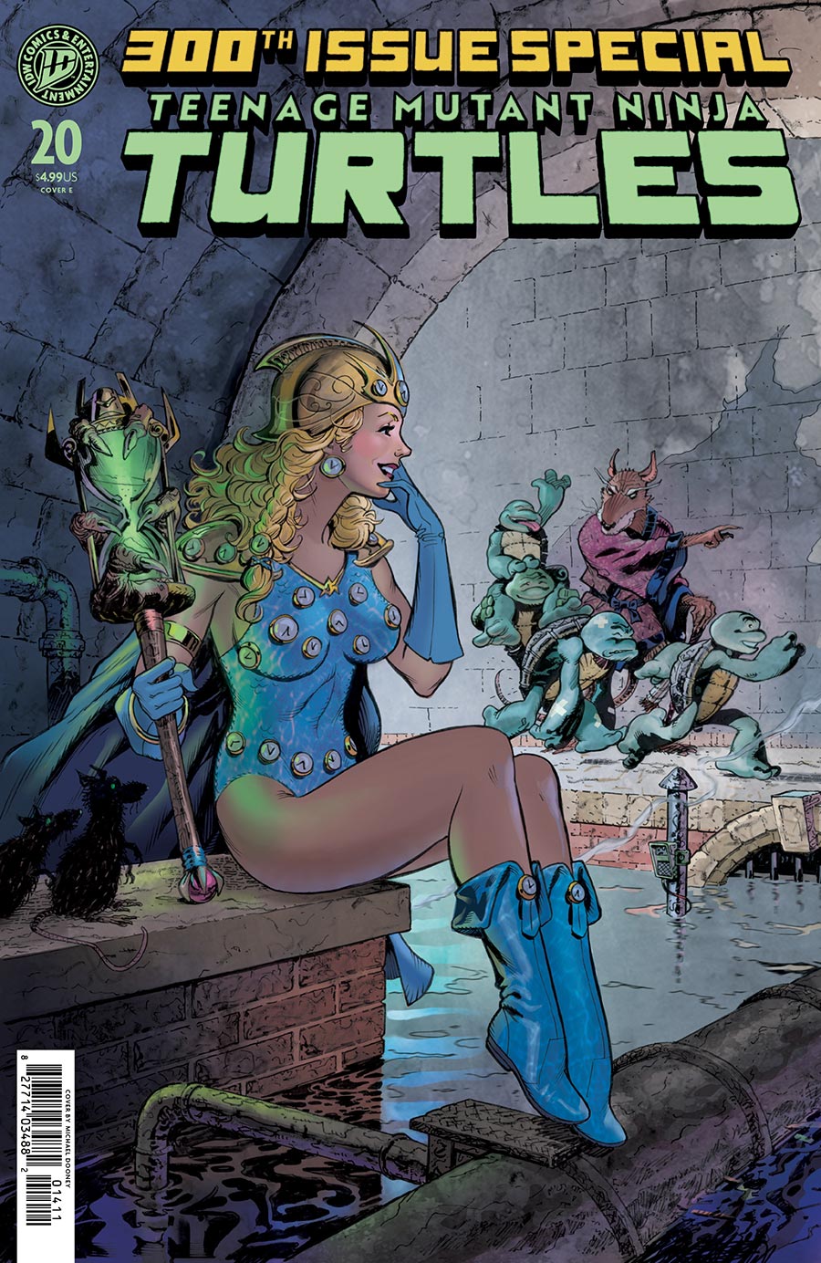 Teenage Mutant Ninja Turtles Vol 6 #20 300th Issue Special Cover E Variant Michael Dooney Cover (#300)
