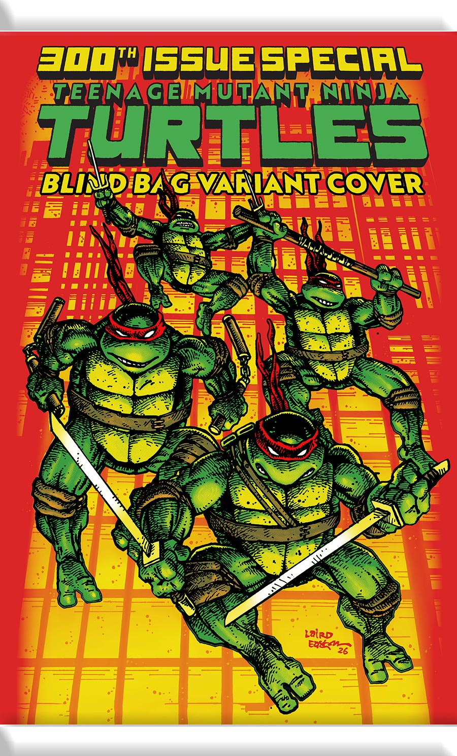 Teenage Mutant Ninja Turtles Vol 6 #20 300th Issue Special Cover F Variant Blind Bag Cover (#300)