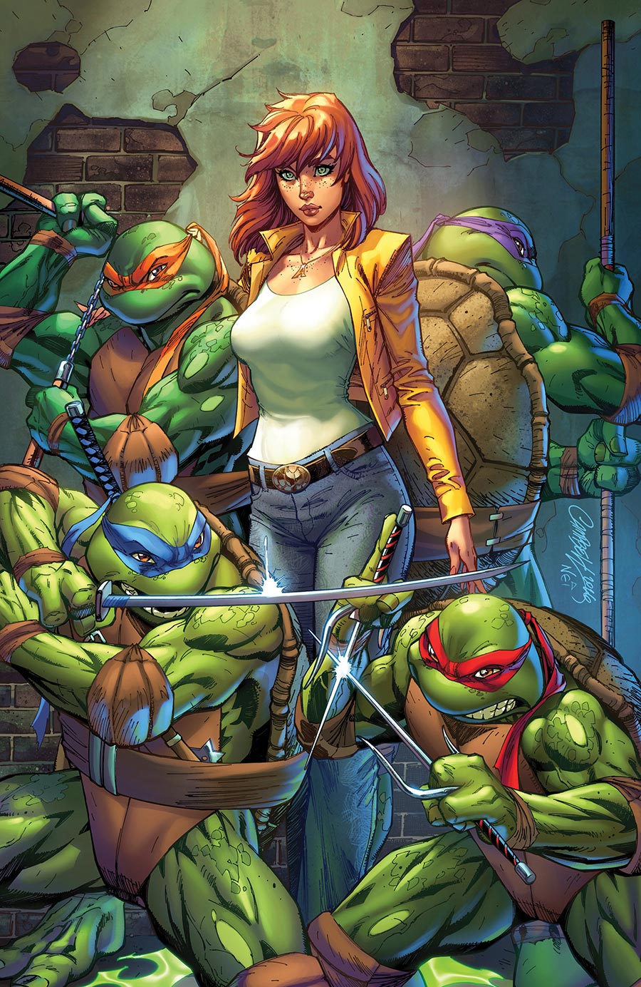 Teenage Mutant Ninja Turtles Vol 6 #20 300th Issue Special Cover K Incentive J Scott Campbell Virgin Cover (#300)