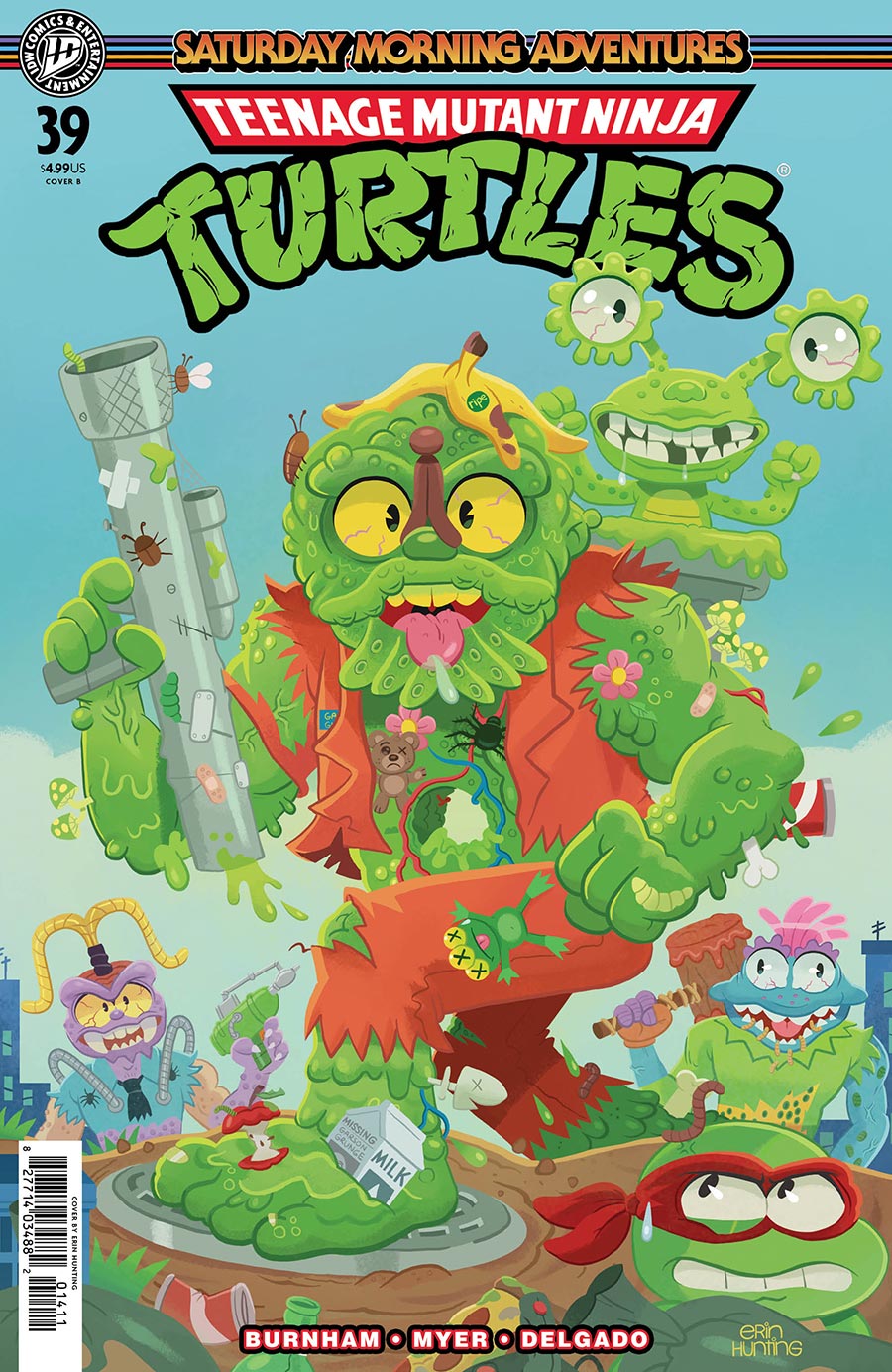 Teenage Mutant Ninja Turtles Saturday Morning Adventures Continued #39 Cover B Variant Erin Hunting Cover