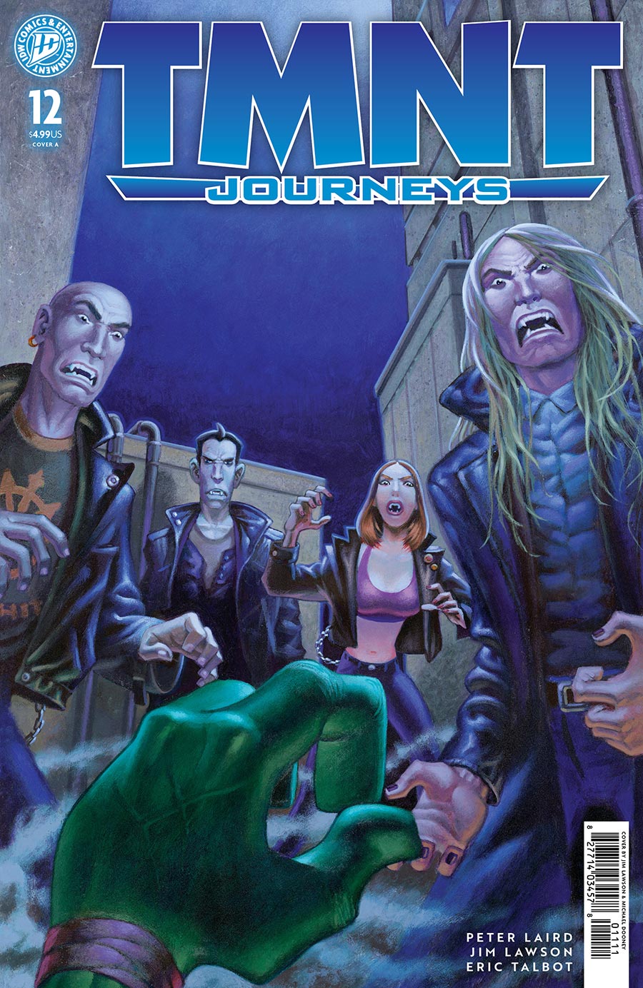 Teenage Mutant Ninja Turtles Journeys #12 Cover A Regular Michael Dooney & Jim Lawson Cover