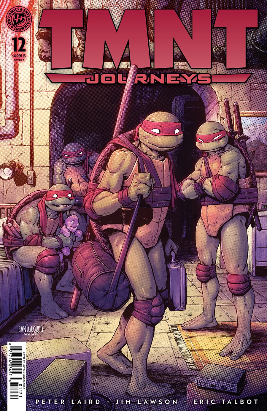Teenage Mutant Ninja Turtles Journeys #12 Cover B Variant Mateus Santolouco Cover