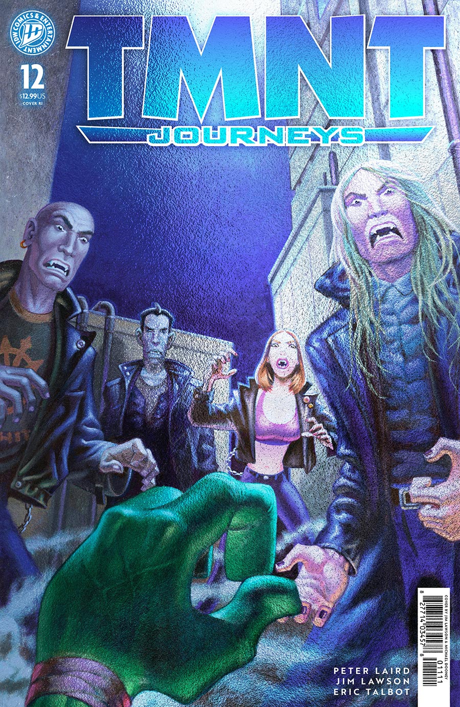 Teenage Mutant Ninja Turtles Journeys #12 Cover C Incentive Michael Dooney & Jim Lawson Foil Cover