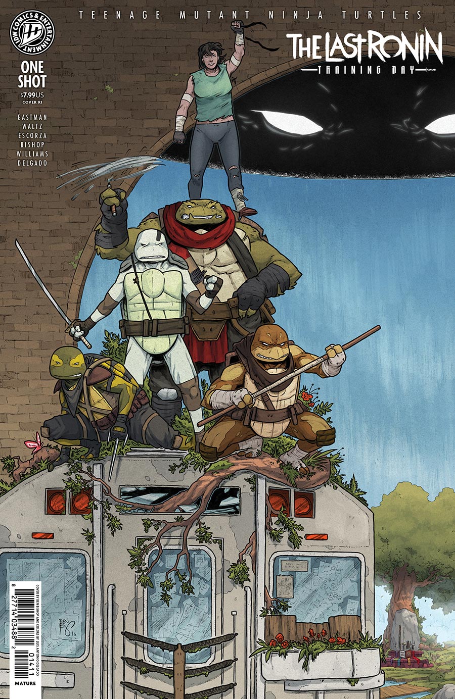 Teenage Mutant Ninja Turtles The Last Ronin Training Day #1 (One Shot) Cover D Incentive Ben Bishop Variant Cover