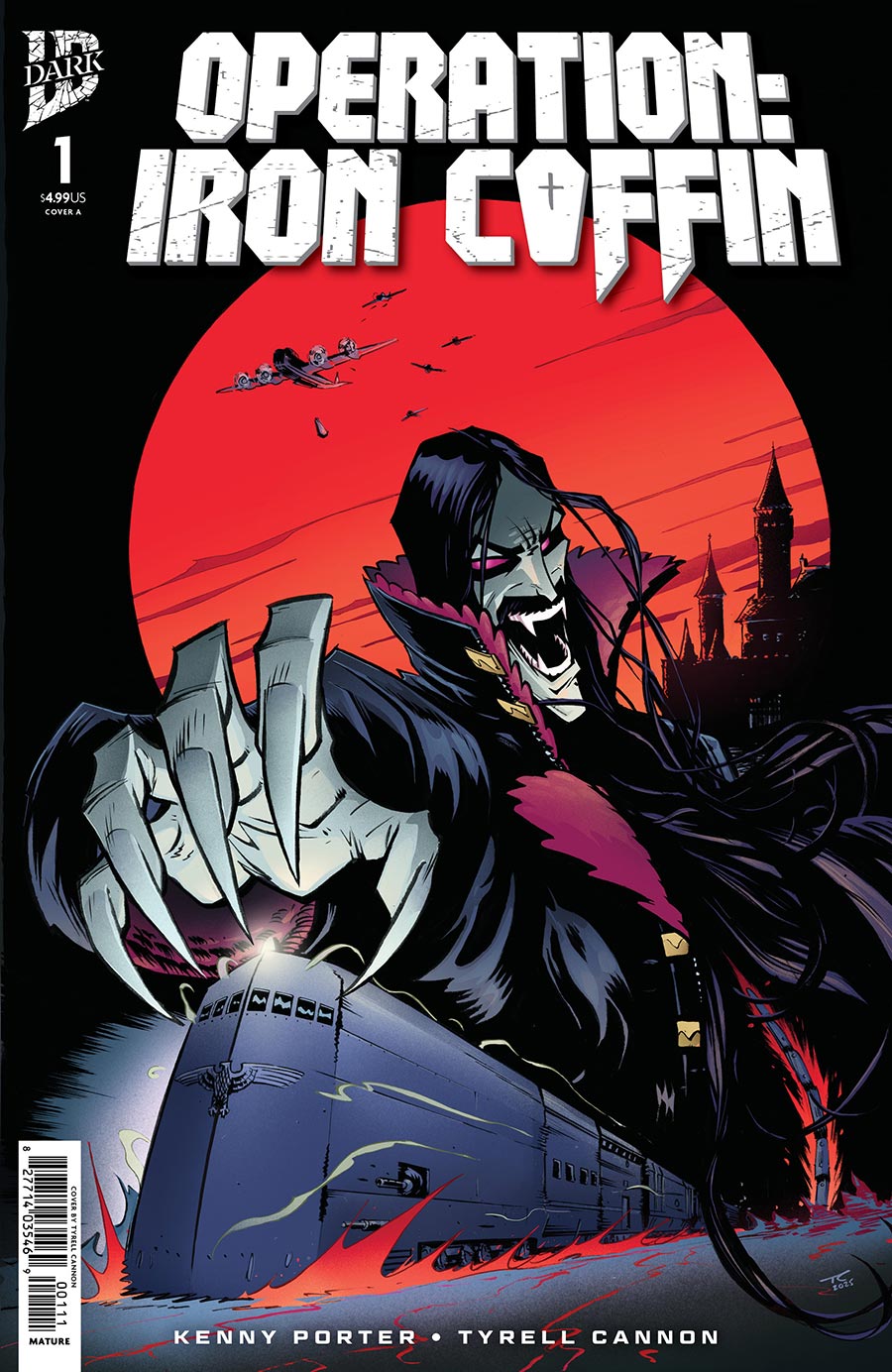 Operation Iron Coffin #1 Cover A Regular Tyrell Cannon Cover