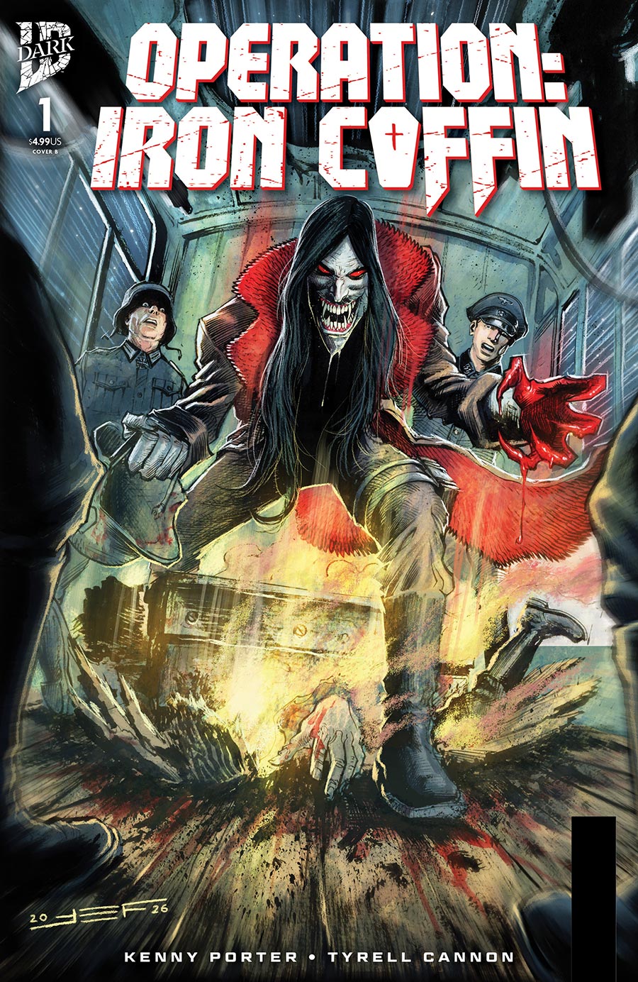Operation Iron Coffin #1 Cover B Variant Juan Ferreyra Cover