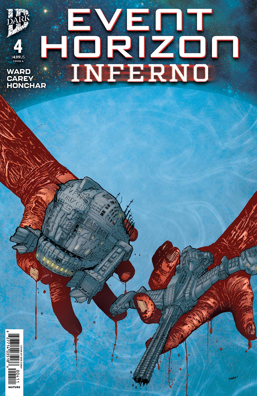 Event Horizon Inferno #4 Cover A Regular Rob Carey Cover