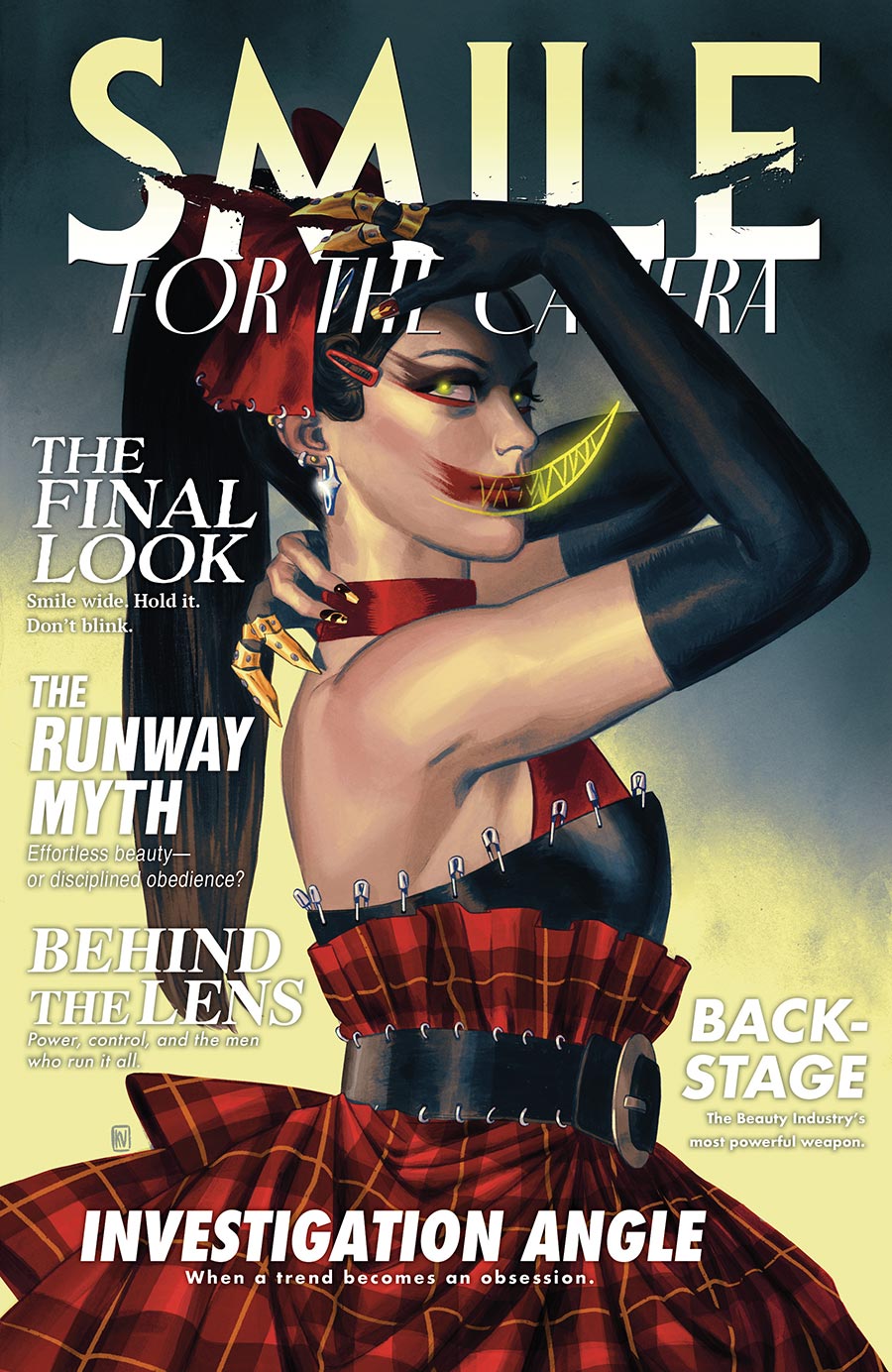 Smile For The Camera #5 Cover C Variant Keyla Valerio Fashion Magazine Cover
