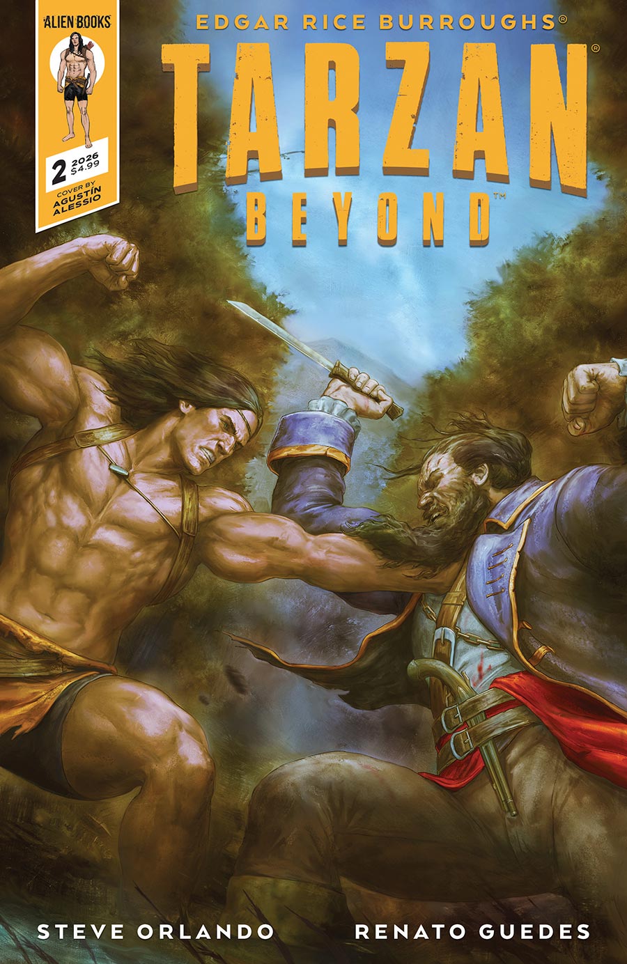 Tarzan Beyond #2 Cover A Regular Agustin Alessio Cover