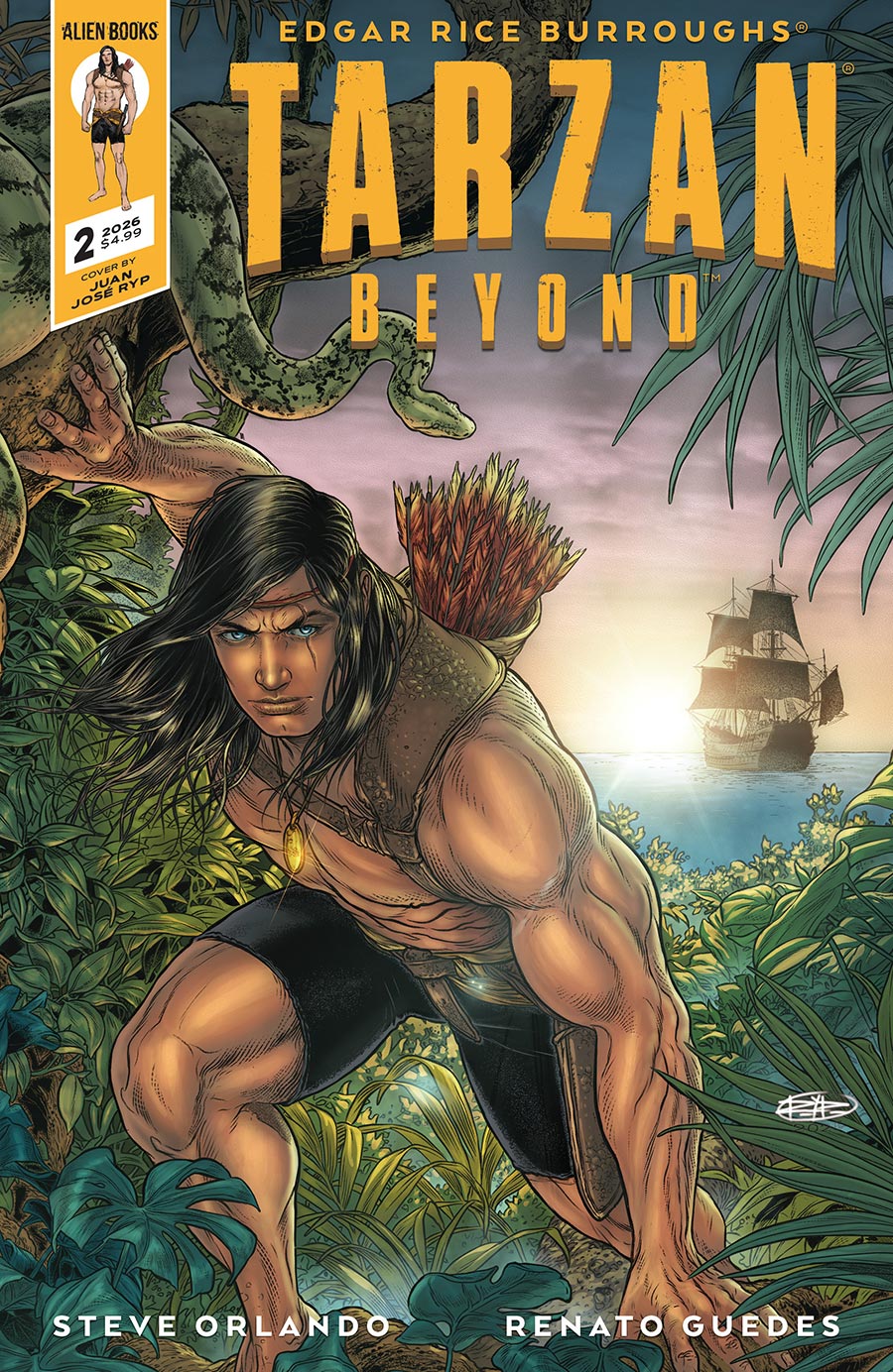 Tarzan Beyond #2 Cover B Variant Juan Jose Ryp Cover