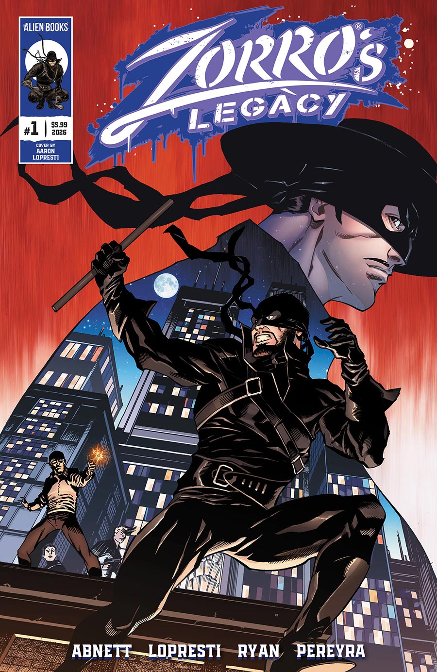 Zorros Legacy #1 Cover A Regular Aaron Lopresti Cover