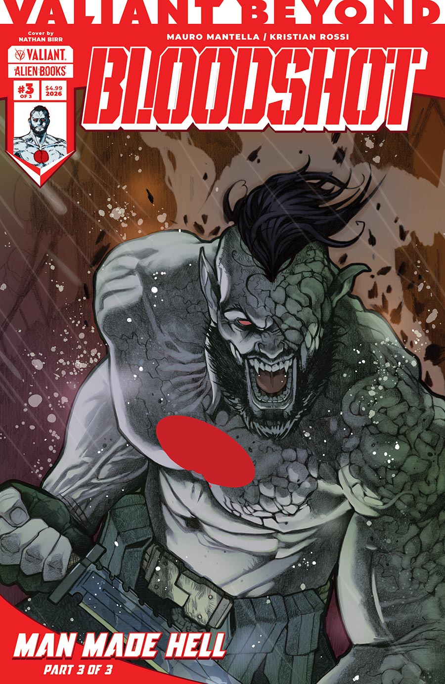 Valiant Beyond Bloodshot #6 Man Made Hell Part 3 Cover B Variant Nathan Birr Cover