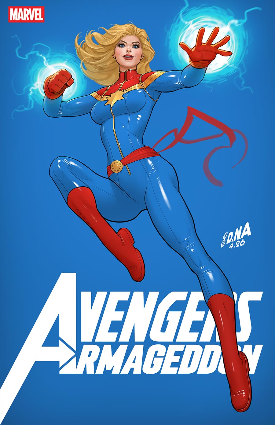 Avengers Armageddon #2 Cover C Variant David Nakayama Color Block Blue Cover