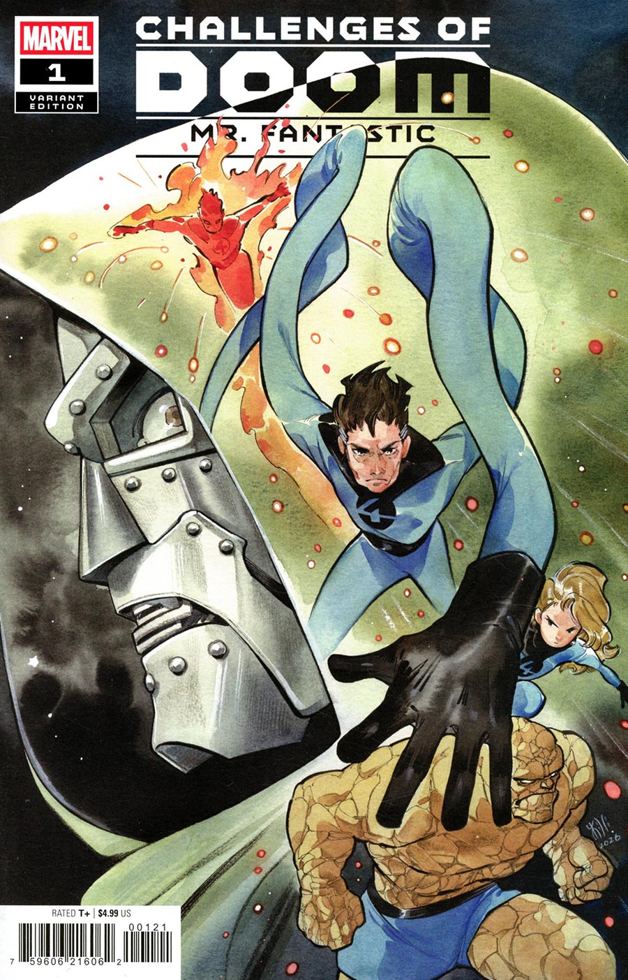 Challenges Of Doom Mr Fantastic #1 (One Shot) Cover B Variant Peach Momoko Cover
