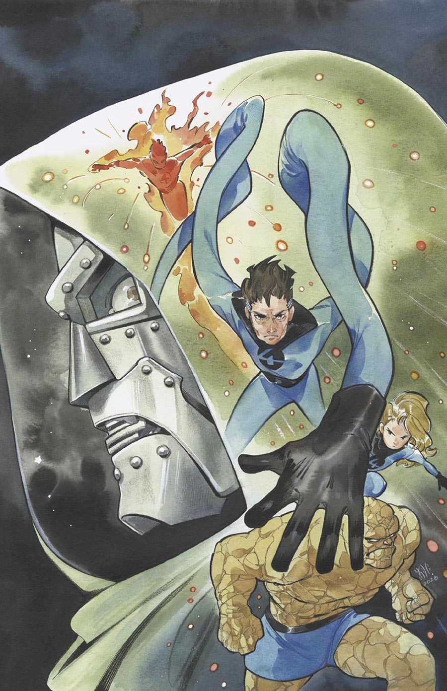 Challenges Of Doom Mr Fantastic #1 (One Shot) Cover F Incentive Peach Momoko Virgin Cover