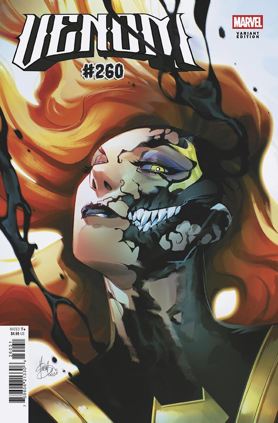 Venom Vol 5 #260 Cover B Variant Mirka Andolfo Venom Cover (Queen In Black Tie-In)