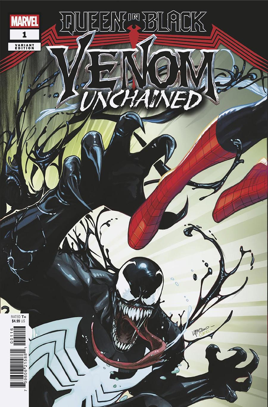 Queen In Black Venom Unchained #1 Cover D Incentive Emanuela Lupacchino Variant Cover