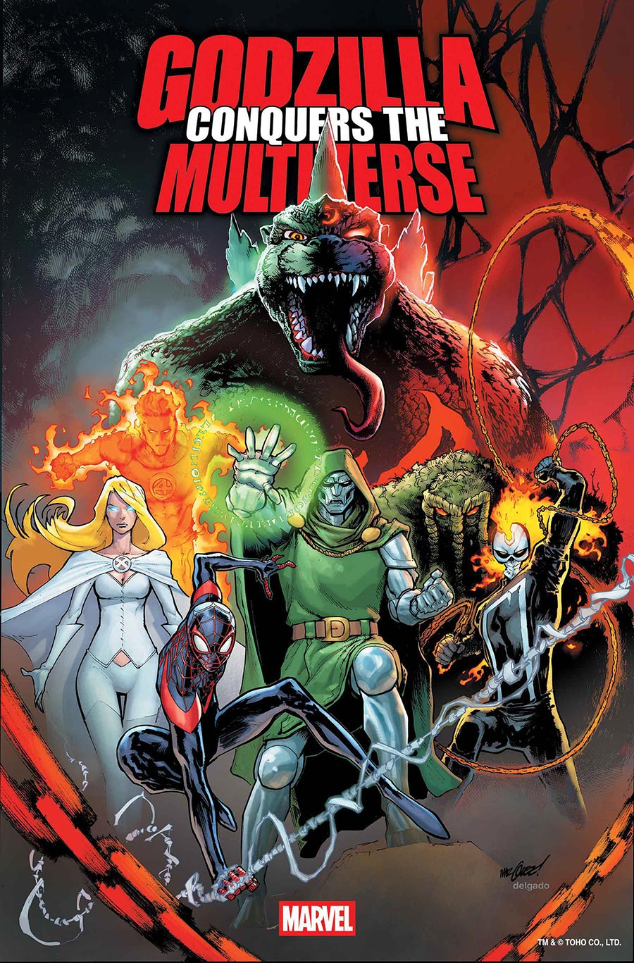 Godzilla Conquers The Multiverse #1 Cover A Regular David Marquez Cover