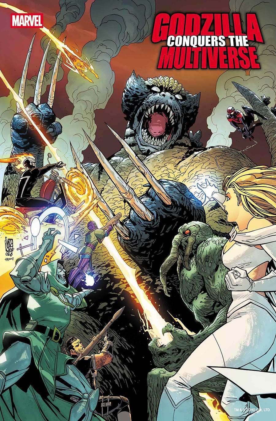 Godzilla Conquers The Multiverse #1 Cover C Variant Giuseppe Camuncoli Cover